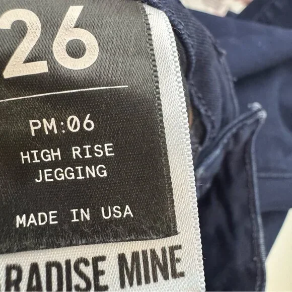 Paradise mine high rise jegging soft Women's Dark Blue Jeans tight aritzia - Picture 7 of 9